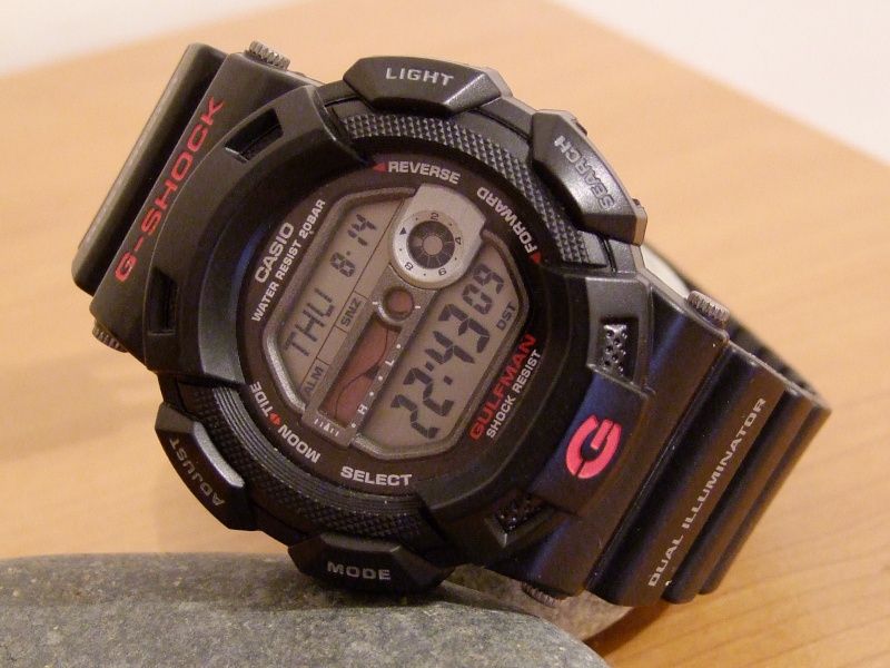 shock reglage marnage sur Gshock