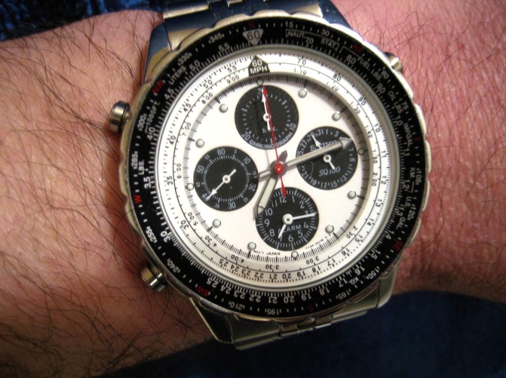seiko square chronograph watch