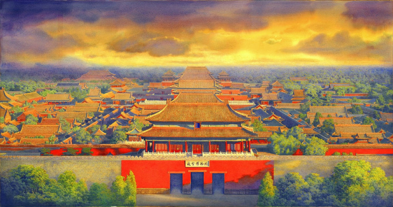 Illustration du Palais Pourpre de Neijing